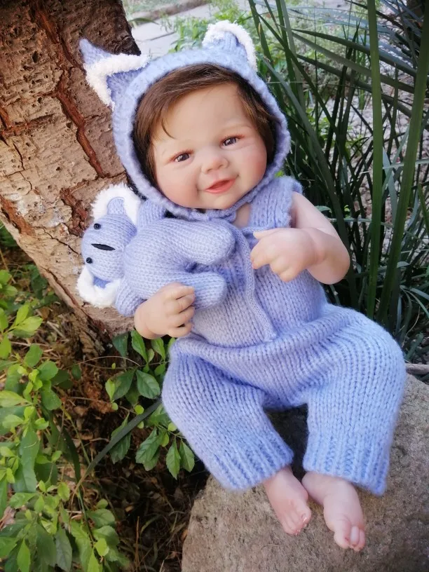 Benjamin - O Bebê Reborn Realista com Cabelo Enraizado 💙