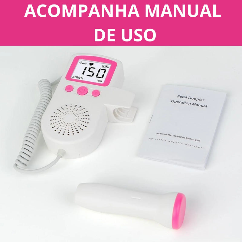 Monitor Fetal - Para ouvir o coraçãozinho do seu bebê ❤️