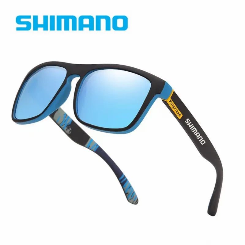 Óculos de Sol Polarizados Shimano com Proteção UV400 para Homens e Mulheres - Ideal para Pesca, Caça, Direção e Ciclismo