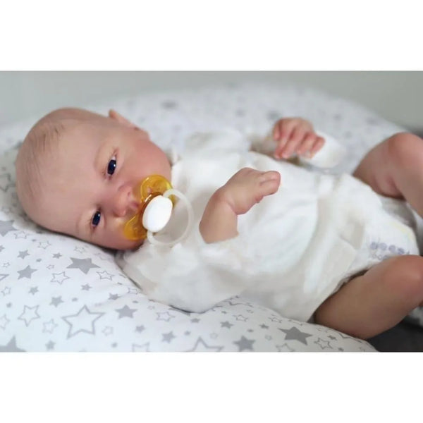Boneca Reborn Realista Bebé Recém-nascido Pintada à Mão 55 cm