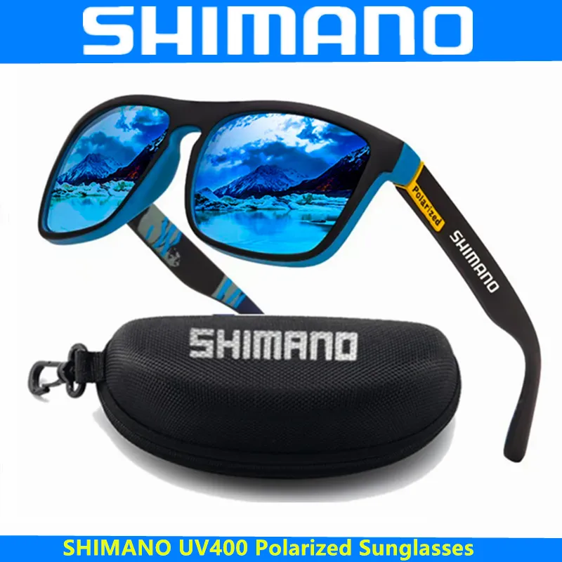 Óculos de Sol Polarizados Shimano com Proteção UV400 para Homens e Mulheres - Ideal para Pesca, Caça, Direção e Ciclismo